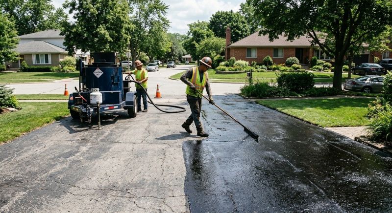 Blacktop Driveway Sealing in Fort Myers, FL
