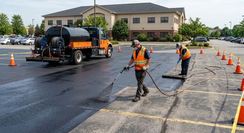 Church Parking Lot Sealcoating in Miami Dade County, FL