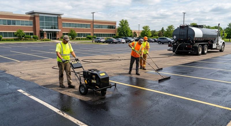 Parking Lot Sealcoating in Fort Collins, CO