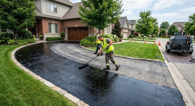 Residential Driveway Sealcoating in Columbus, OH