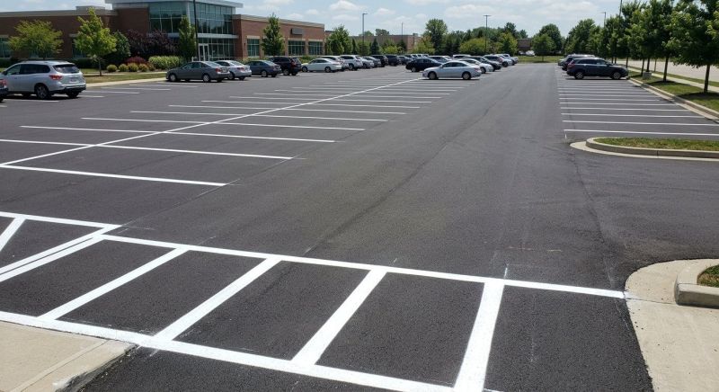 Parking Area Striping in Suwanee, GA
