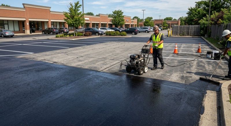 Parking Lot Resurfacing in Greenville, SC